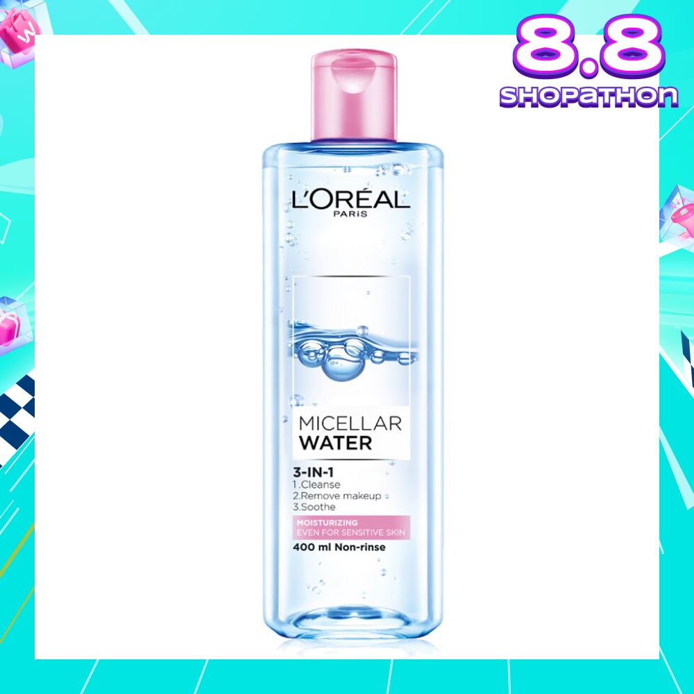 Micellar Water Moisturizing (Pink Bottle) 400ml