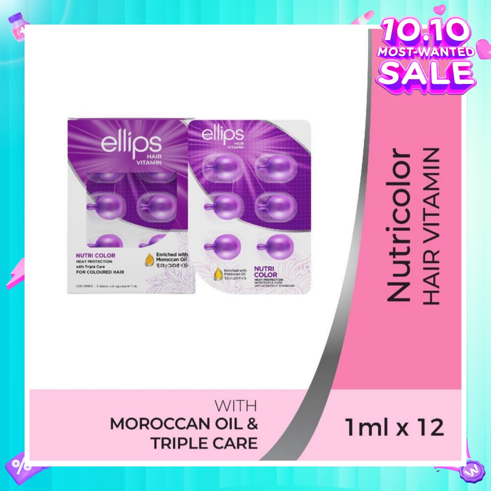 Hair Vitamins Nutricolor (Protect Against Sun Damage & Restore Shine To Coloured Hair) 12s