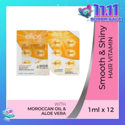 ELLIPS Hair Vitamins Smooth & Shiny 12s