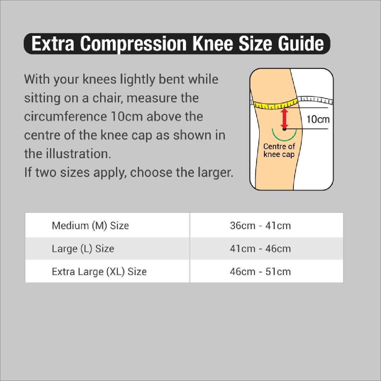 No.1 in Japan Knee Support Extra Compression Size L 1s