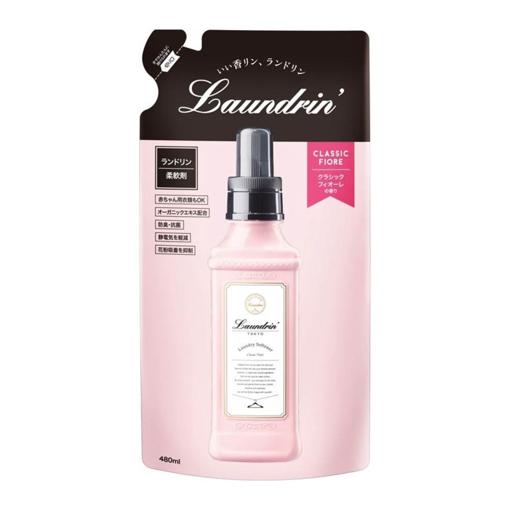 99.9% Anti-Bacterial Laundry Softener Refill Classic Fiore 480ml