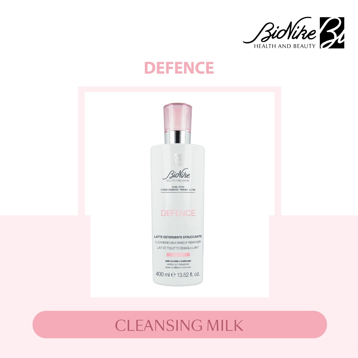 Defence Cleansing Milk Makeup Remover 400ml