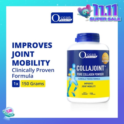 OCEAN HEALTH Collajoint Pure Collagen Powder (Supports Joint Mobility, Flexibility and Cartilage Health + Collagen Peptides) 150g