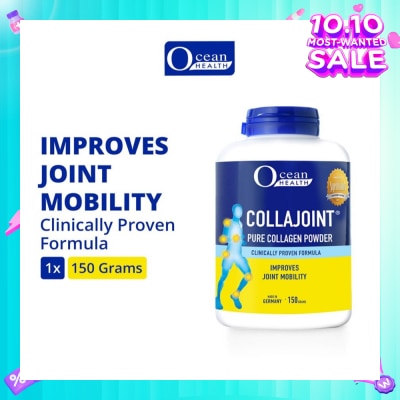 OCEAN HEALTH Collajoint Pure Collagen Powder (Supports Joint Mobility, Flexibility and Cartilage Health + Collagen Peptides) 150g