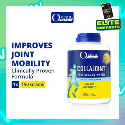 OCEAN HEALTH Collajoint Pure Collagen Powder (Supports Joint Mobility, Flexibility and Cartilage Health + Collagen Peptides) 150g