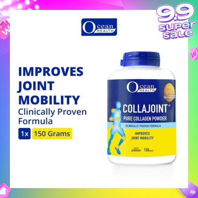 OCEAN HEALTH Collajoint Pure Collagen Powder (Supports Joint Mobility, Flexibility and Cartilage Health + Collagen Peptides) 150g