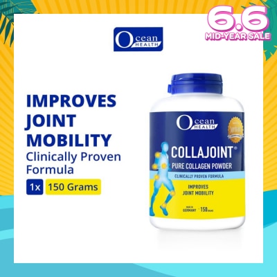 OCEAN HEALTH Collajoint Pure Collagen Powder (Supports Joint Mobility, Flexibility and Cartilage Health + Collagen Peptides) 150g