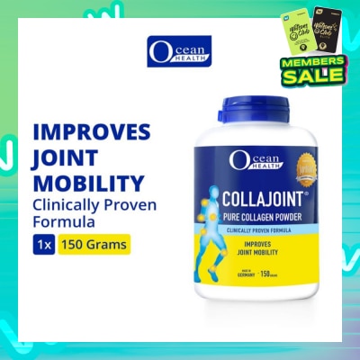 OCEAN HEALTH Collajoint Pure Collagen Powder (Supports Joint Mobility, Flexibility and Cartilage Health + Collagen Peptides) 150g
