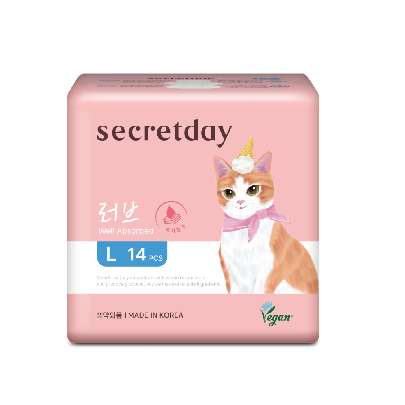 Love Plus Large (L) 29cm Sanitary Pad 14s