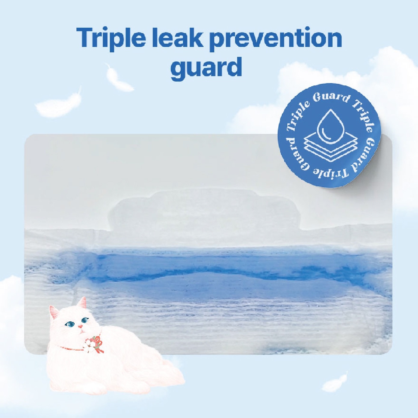 Pure Cotton Slim-Fit Large (L) 29cm Sanitary Pad 14s