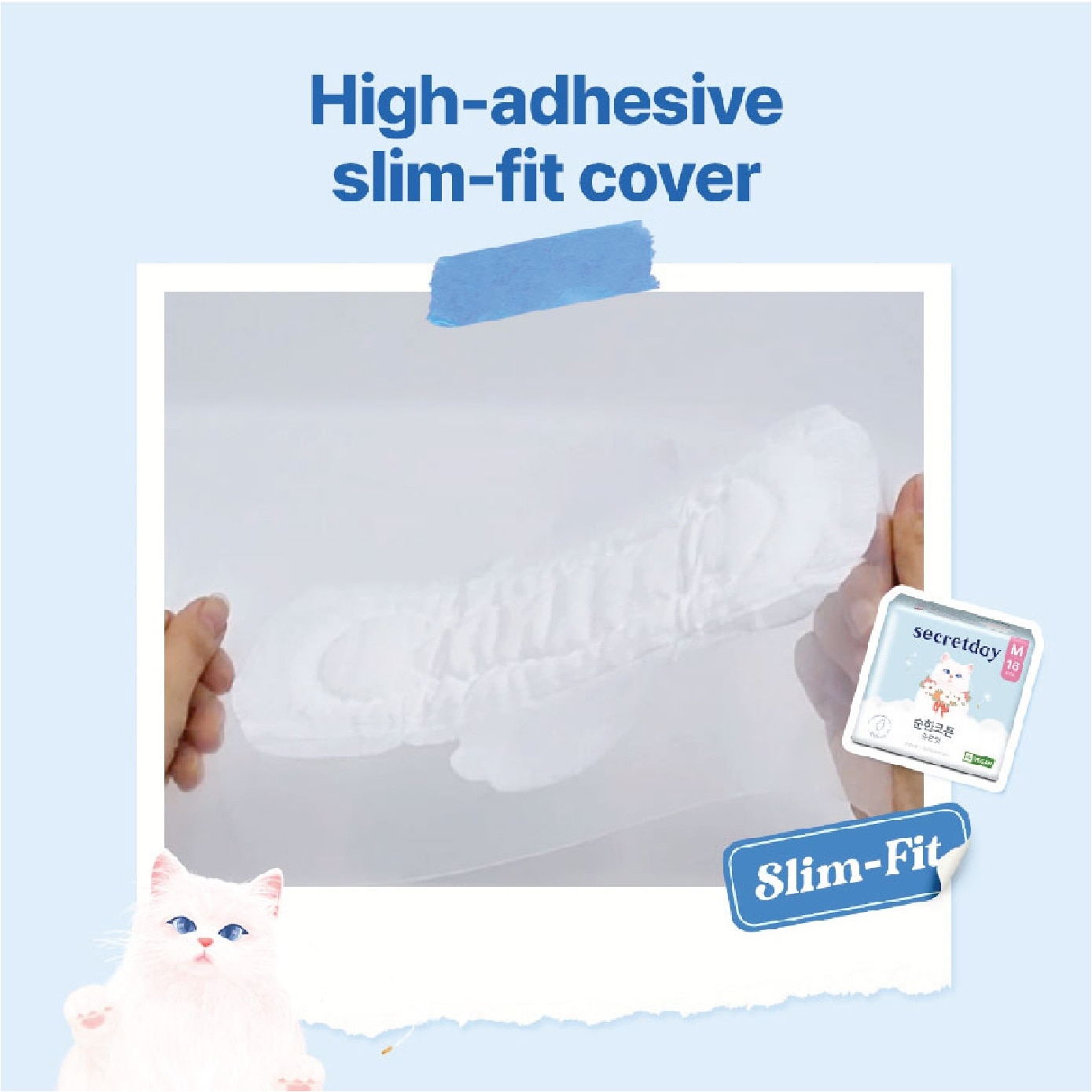 Pure Cotton Slim-Fit Overnight 36cm Sanitary Pad 10s