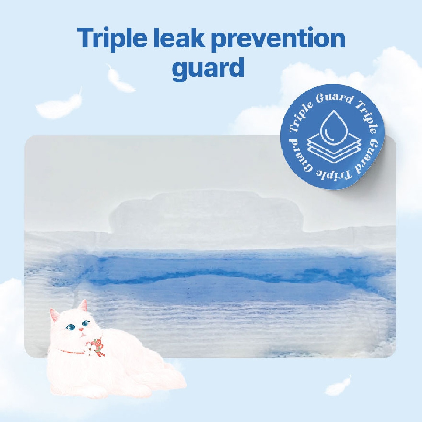 Pure Cotton Slim-Fit Long Liner 18cm 40s