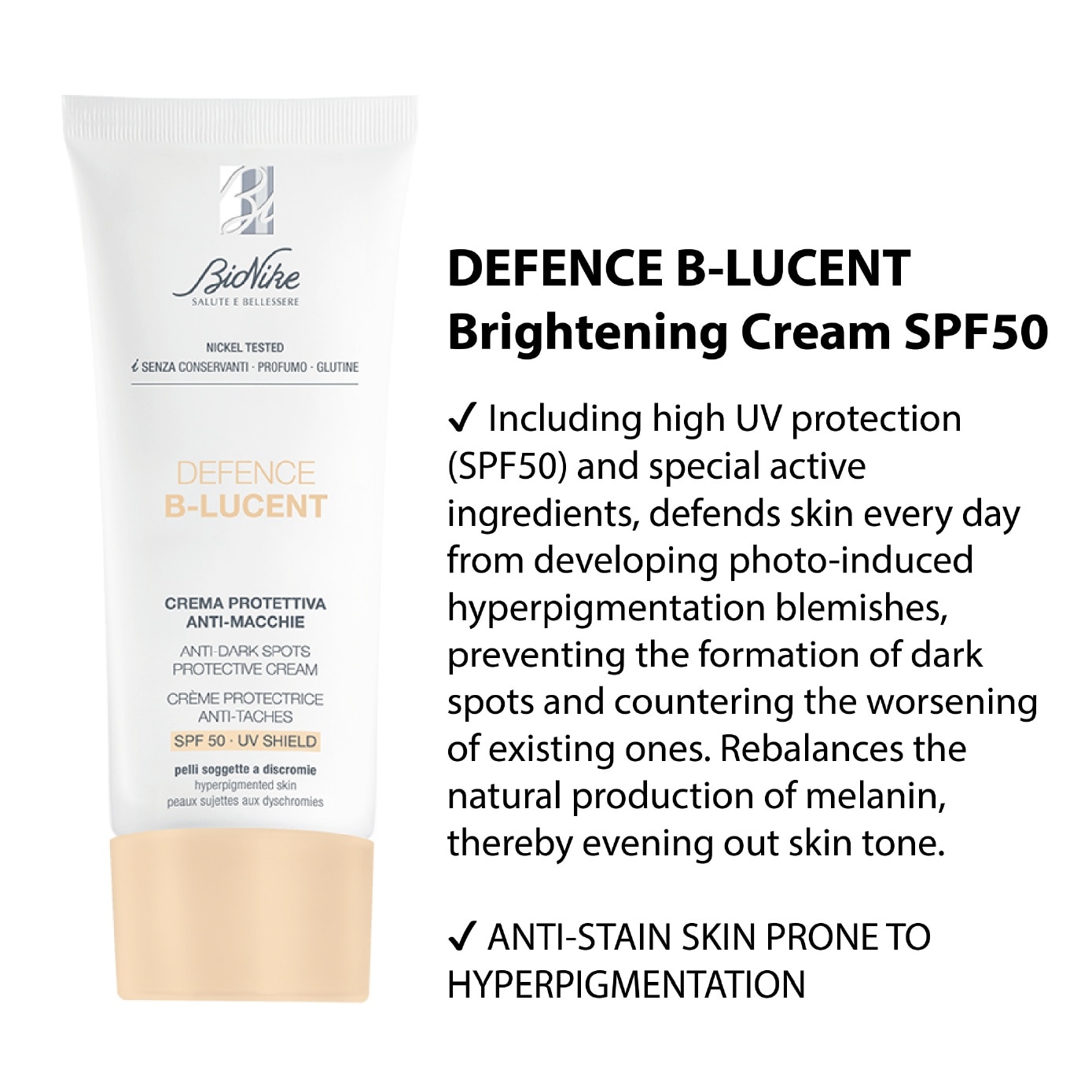 Defence B-Lucent Brightening Cream SPF50 40ml