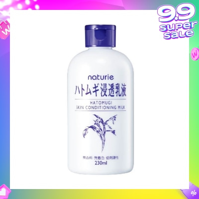 NATURIE Skin Conditioning Milk Fragrance Free Emulsion Bodywash (Deep Moisturising) 230ml