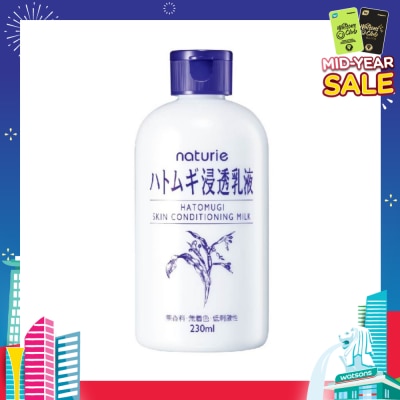 NATURIE Skin Conditioning Milk Fragrance Free Emulsion Bodywash (Deep Moisturising) 230ml