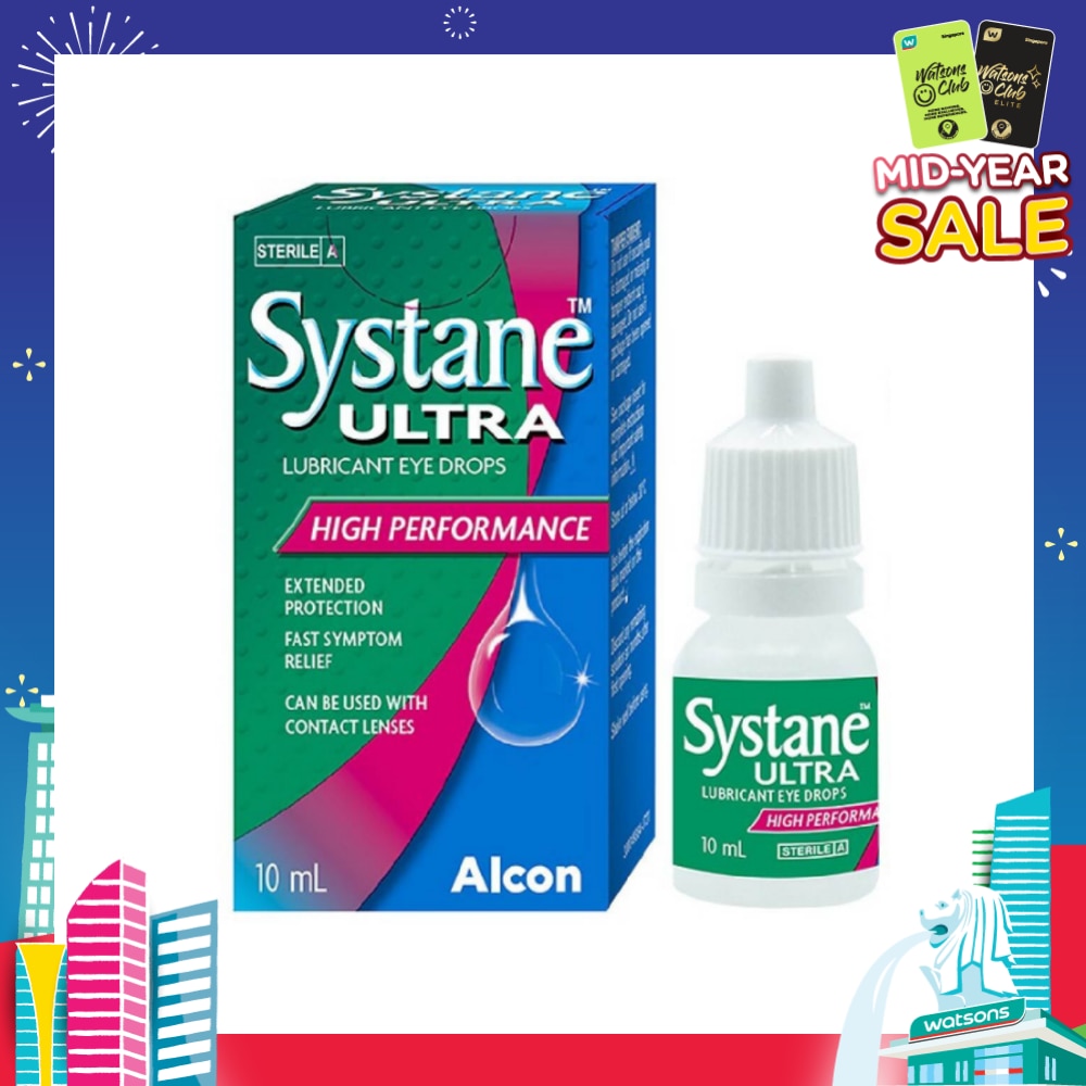 Systane Ultra High Performance Lubricant Eye Drops 10ml<BR>