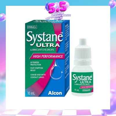 ALCON - Systane Ultra High Performance Lubricant Eye Drops 10ml