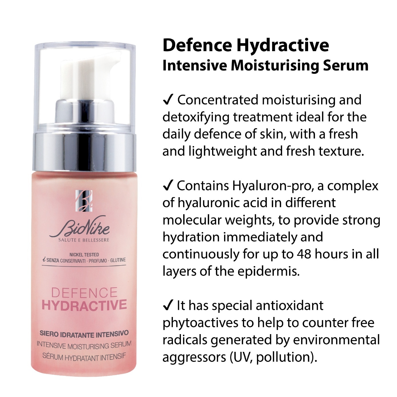 Defence Hydractive Intensive Moisturising Serum 30ml