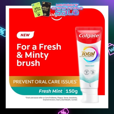 COLGATE Total Active Prevention Toothpaste Fresh Mint 150g