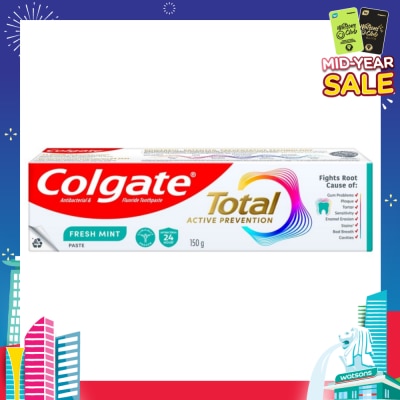 COLGATE Total Active Prevention Toothpaste Fresh Mint 150g