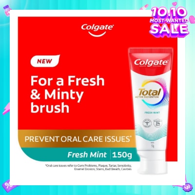 COLGATE Total Active Prevention Toothpaste Fresh Mint 150g