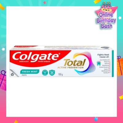 COLGATE Total Active Prevention Toothpaste Fresh Mint 150g