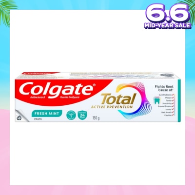 COLGATE Total Active Prevention Toothpaste Fresh Mint 150g