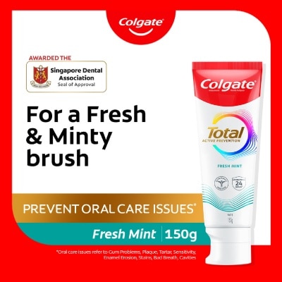 COLGATE - Total Active Prevention Toothpaste Fresh Mint 150g image