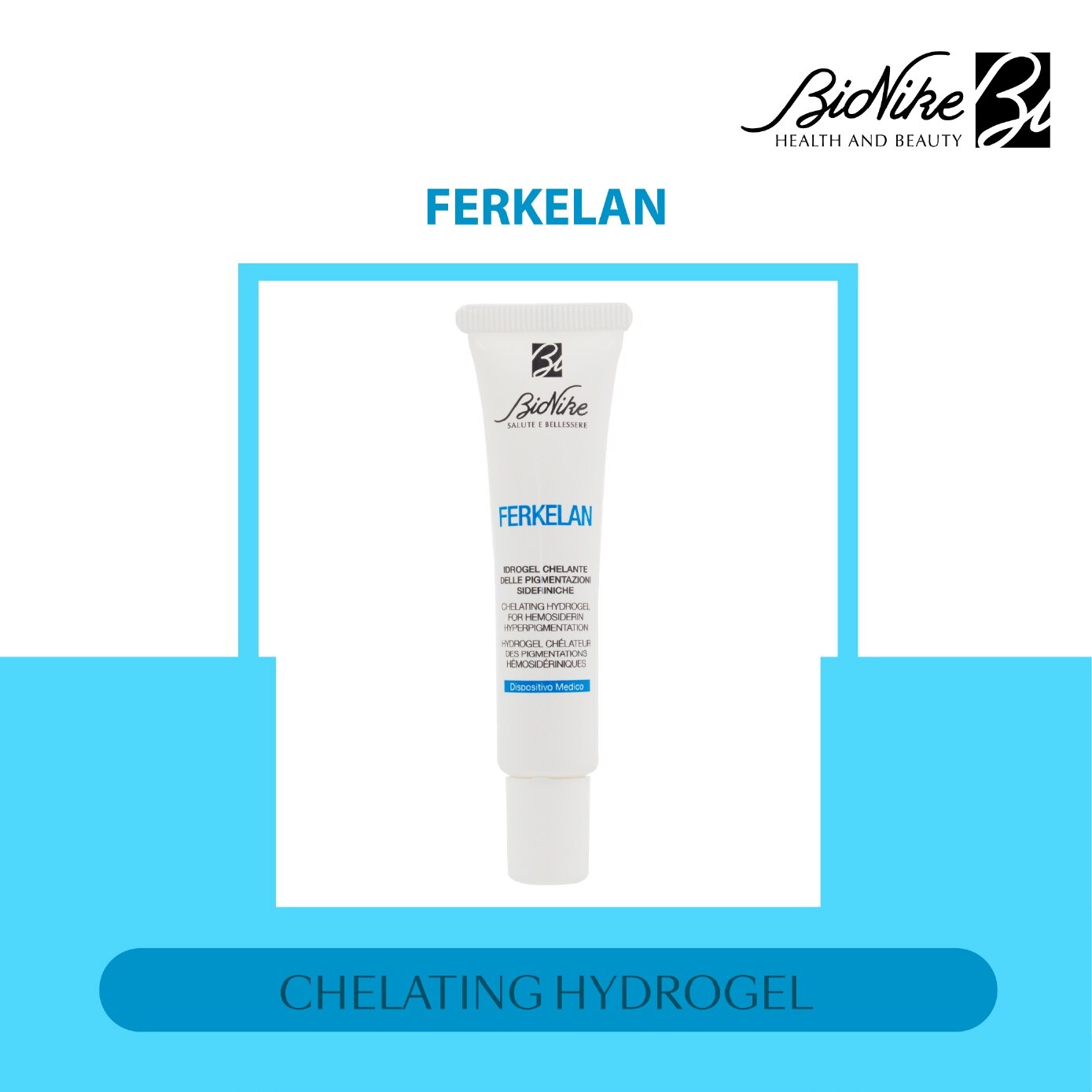 Ferkelan Chelating Hydrogel for Hemosiderin Hyperpigmentation 15ml