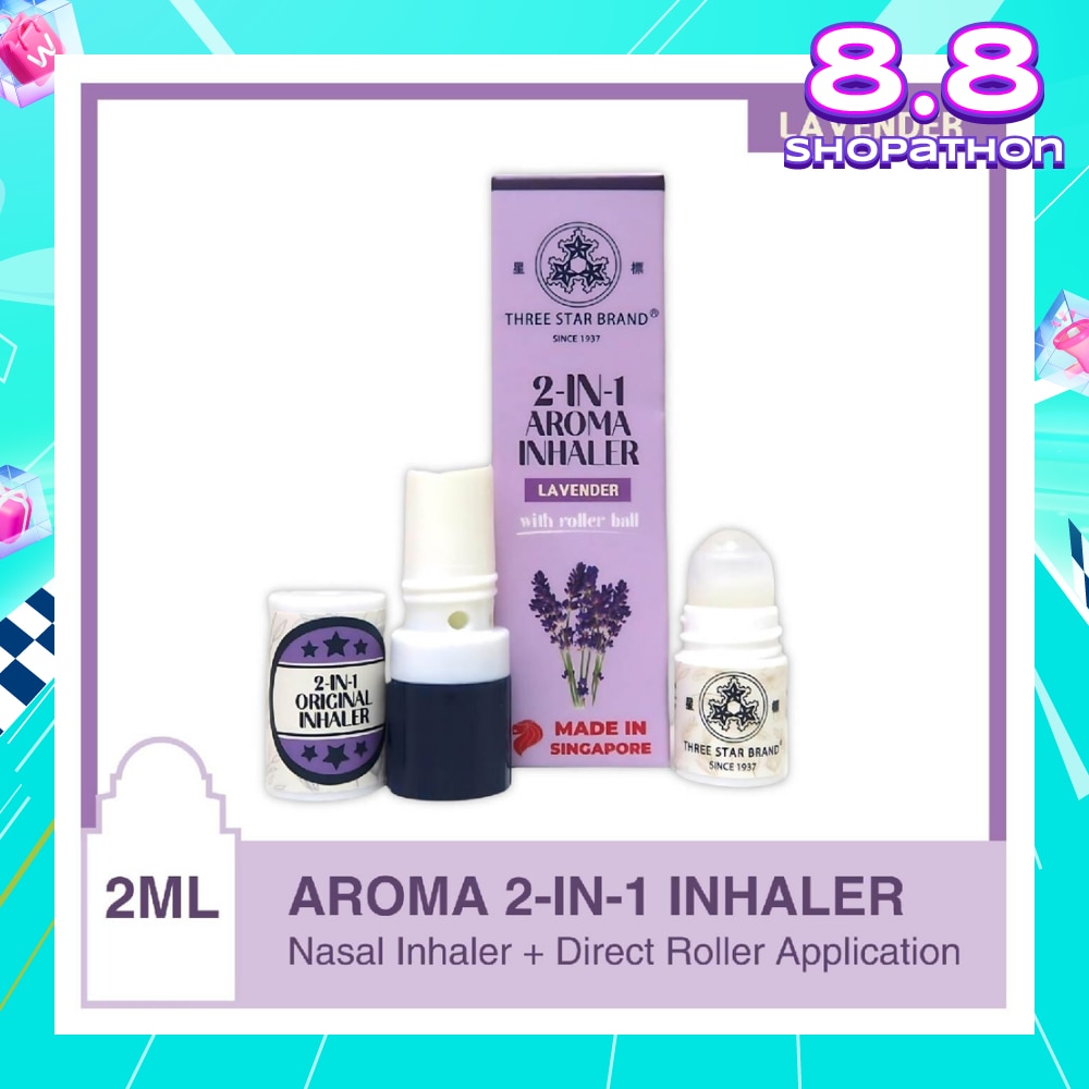 Aroma Inhaler 2-in-1 Lavender 2ml