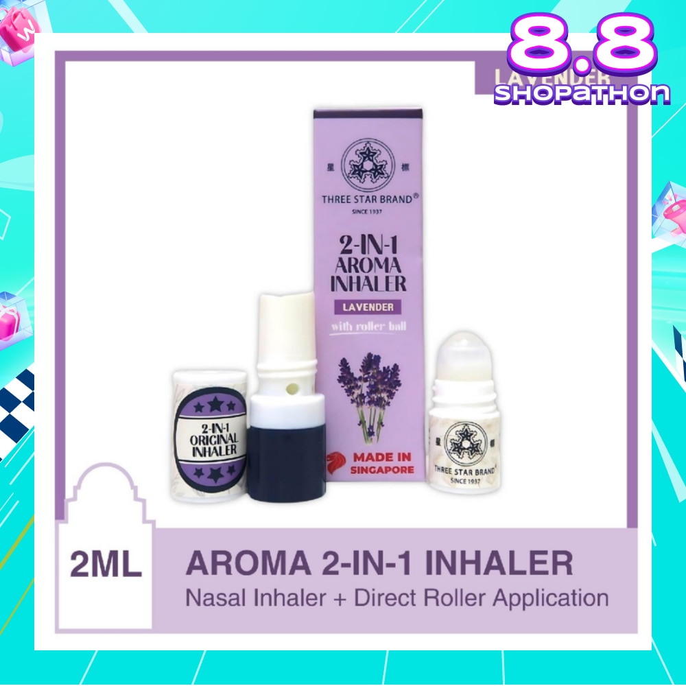 Aroma Inhaler 2-in-1 Lavender 2ml