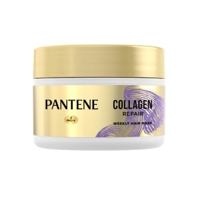 PANTENE Collagen Repair Weekly Hair Mask (Transformed Dry & Damaged Hair to Smooth & Nourished Hair) 170ml