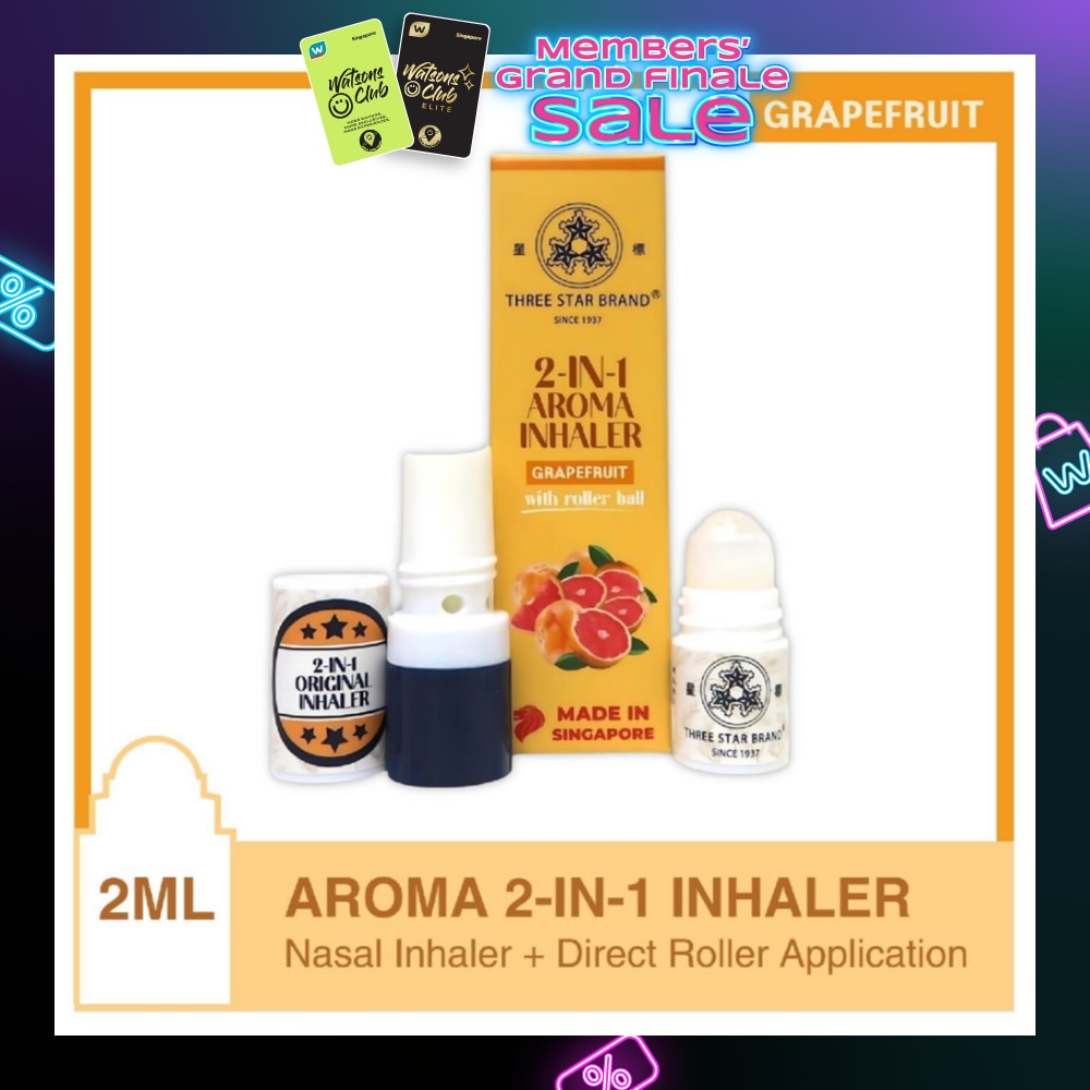 Aroma Inhaler 2-in-1 Grapefruit 2ml