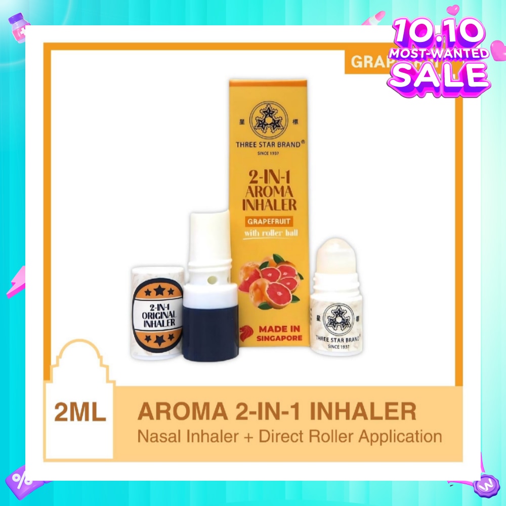 Aroma Inhaler 2-in-1 Grapefruit 2ml