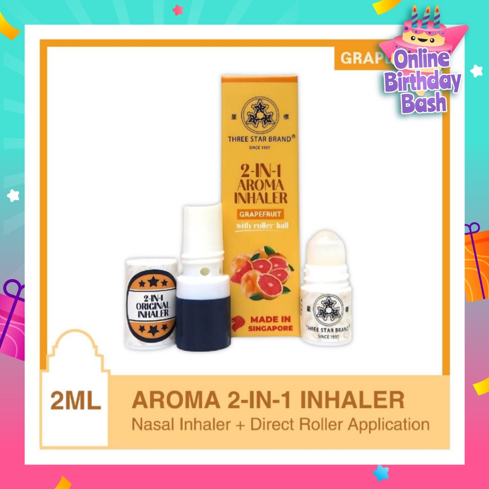 Aroma Inhaler 2-in-1 Grapefruit 2ml