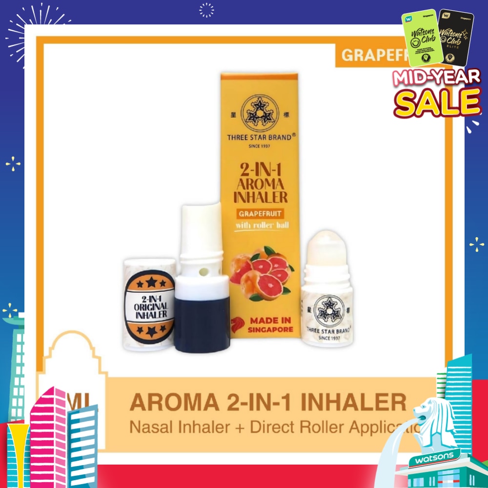 Aroma Inhaler 2-in-1 Grapefruit 2ml