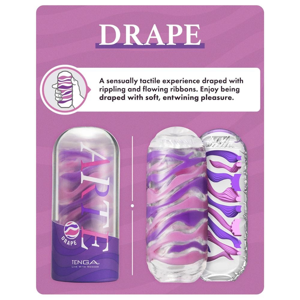 Arte Drape Reusable Male Masturbator 1s
