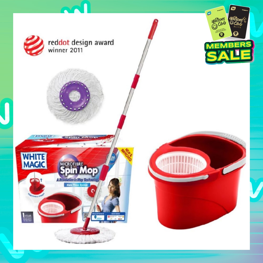 Spin Mop New Hand Press