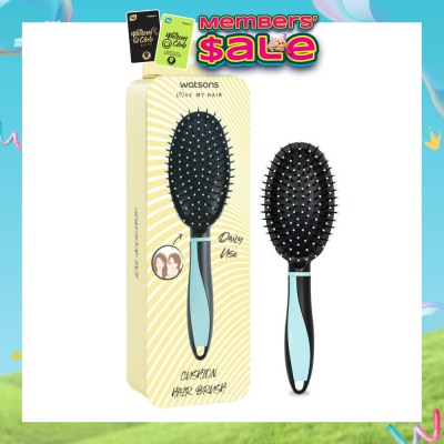 WATSONS - Easy Grip Rubber Handle Cushion Hair Brush Mint 1s