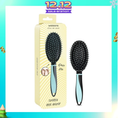 WATSONS Easy Grip Rubber Handle Cushion Hair Brush Mint 1s