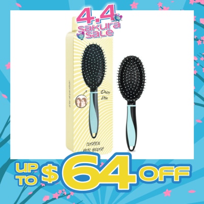 WATSONS - Easy Grip Rubber Handle Cushion Hair Brush Mint 1s