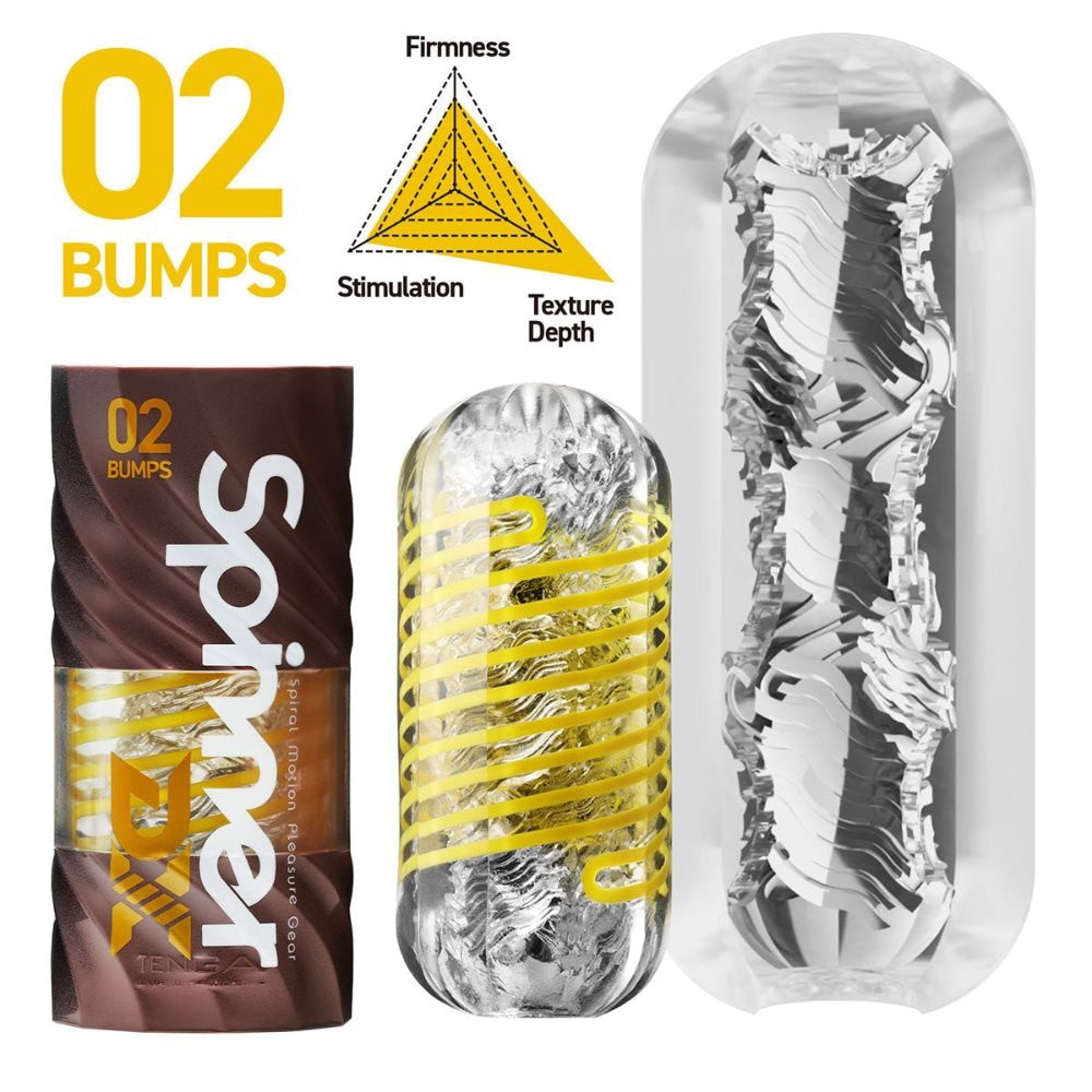 Spinner DX 02 Bumps Male Masturbator 1s