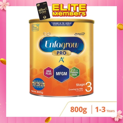 ENFAGROW PRO A+ Milk Powder Formula for Children DHA+ Stage 3 (For 1yr - 3yr old) 800g