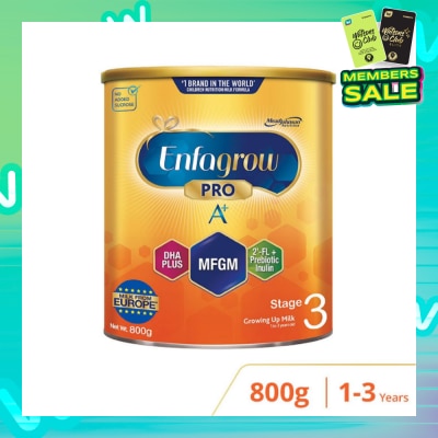 ENFAGROW PRO A+ Milk Powder Formula for Children DHA+ Stage 3 (For 1yr - 3yr old) 800g