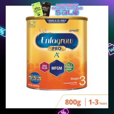 ENFAGROW PRO A+ Milk Powder Formula for Children DHA+ Stage 3 (For 1yr - 3yr old) 800g