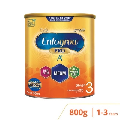 ENFAGROW PRO A+ Milk Powder Formula for Children DHA+ Stage 3 (For 1yr - 3yr old) 800g