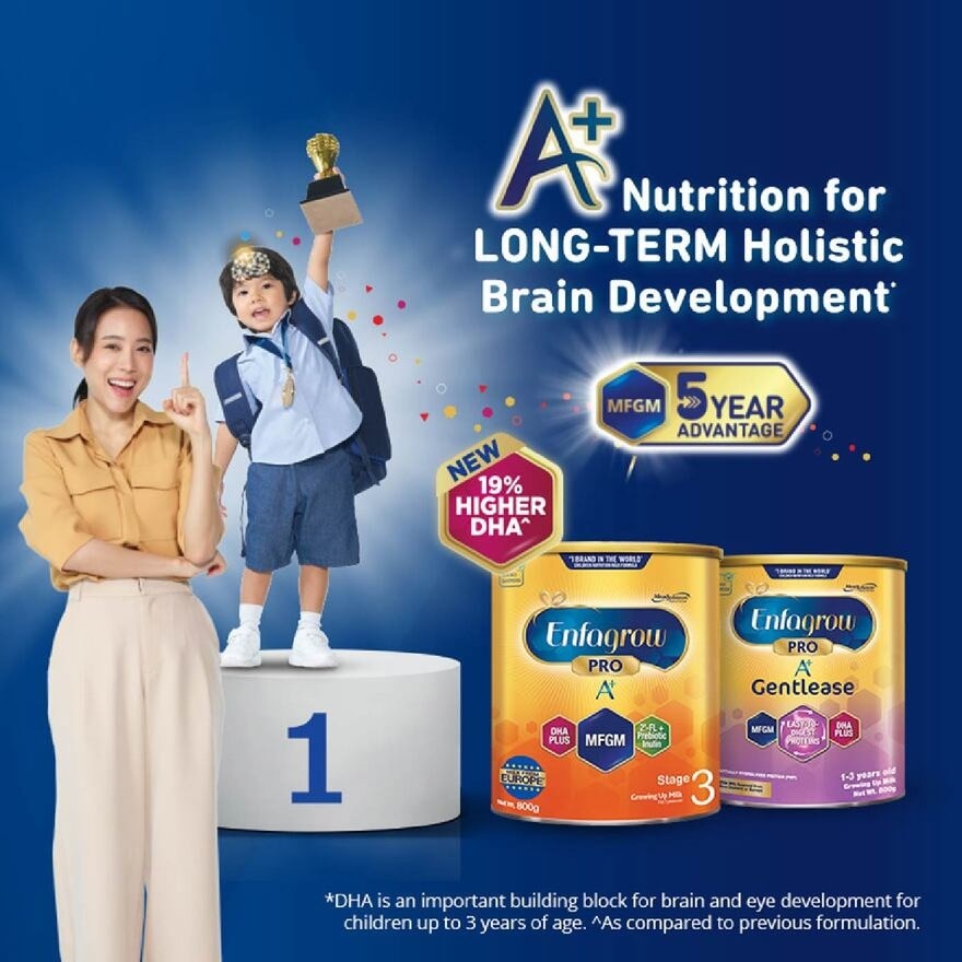 Milk Powder Formula for Children DHA+ Stage 3 (For 1yr - 3yr old) 800g