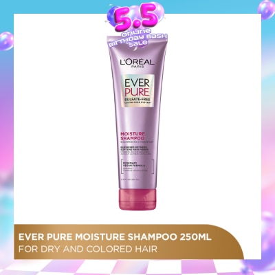 LOREAL PARIS HAIR EXPERT - Hair Expertise EverPure Moisture Shampoo 250ml
