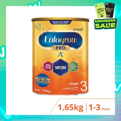 ENFAGROW PRO A+ Milk Powder Formula for Children DHA+ Stage 3 (For 1yr - 3yr old) 1.65kg