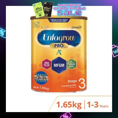 ENFAGROW PRO A+ Milk Powder Formula for Children DHA+ Stage 3 (For 1yr - 3yr old) 1.65kg